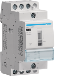 Hager ERC325 Override Contactor 25A 3NO 230V AC