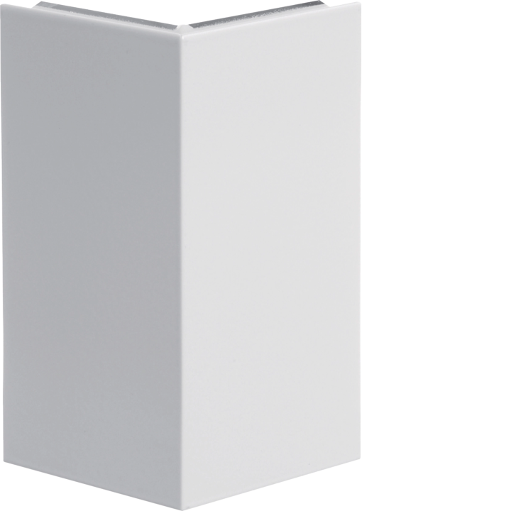 Hager BRA1202A9016 External Corner Lid for BRA 120mm Trunking, White
