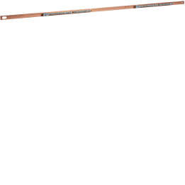Hager UC978 Earth Rail & Brace Quadro L750 mm