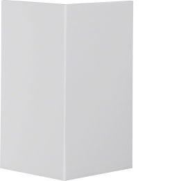 Hager L92887035 External Corner Lid, PVC, Light Grey, 70x70mm