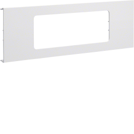 Hager R94939016 Pre-cut Lid 3-Gang, Traffic White