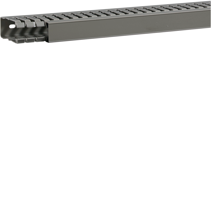 Hager BA7A60025 Slotted Panel Trunking 60x25mm Grey