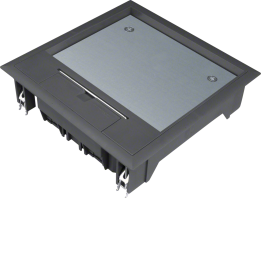Hager VQ06129005 Supply Unit for Floor Box, 12mm Depth