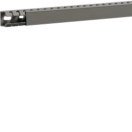 Hager BA7A25025 Slotted Panel Trunking 25x25mm Grey