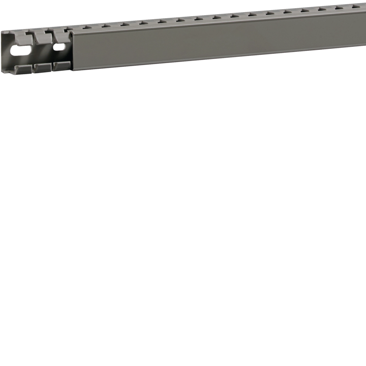 Hager BA7A25025 Slotted Panel Trunking 25x25mm Grey