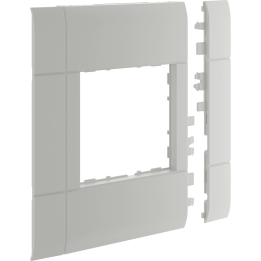 Hager GR1200KA7035 Front Plate 55 mm x 120 mm, RAL 7035