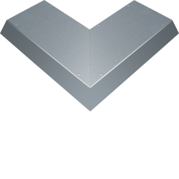 Hager AKBA3000701 Blind Lid External Corner 90° for AK Trunking 300x70mm