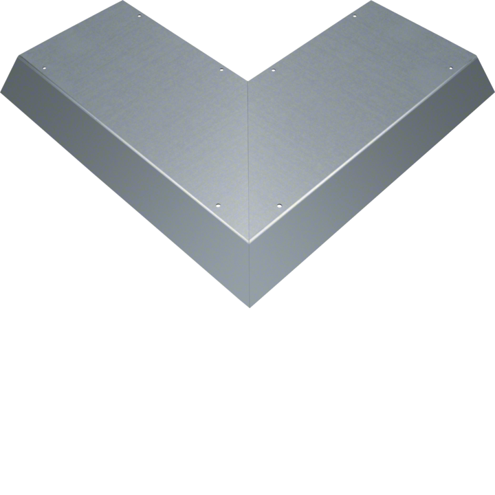 Hager AKBA3000701 Blind Lid External Corner 90° for AK Trunking 300x70mm