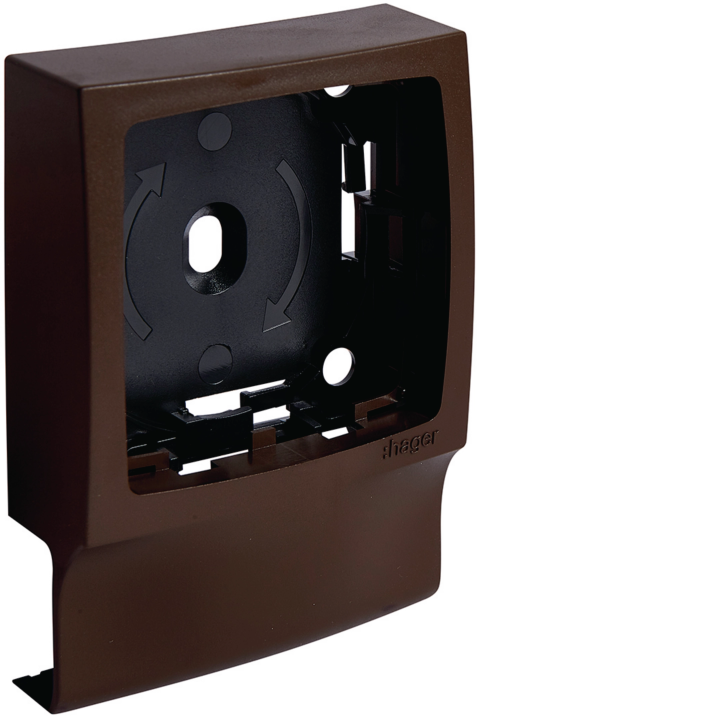 Hager ATA122198014 Socket Plinth ASL-L, ATEHA, 12x20, Brown