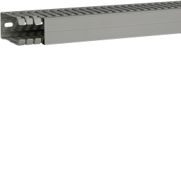 Hager BA7A80040 Slotted Panel Trunking 80x40mm, Grey