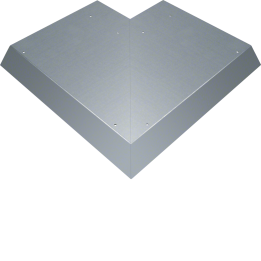 Hager AKBA4000701V Blind Lid External Corner 100EW for AK 400x70 Trunking