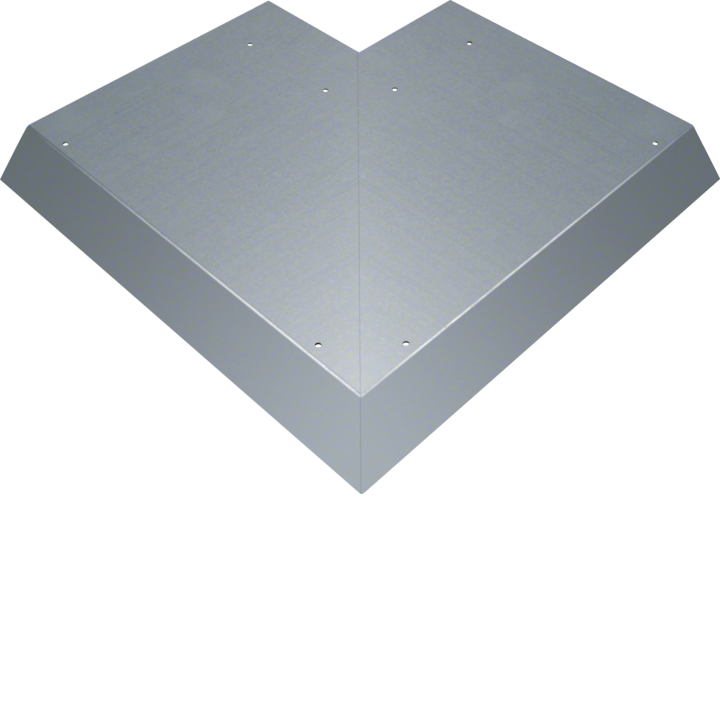 Hager AKBA4000701V Blind Lid External Corner 100EW for AK 400x70 Trunking