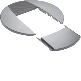 Hager DAC807035 Cable Trunking Rosette, Light Grey (RAL 7030)