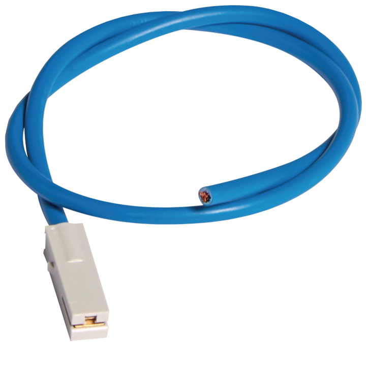 Hager KZ051 Cable de conexión, 500 mm, azul, 6 mm²
