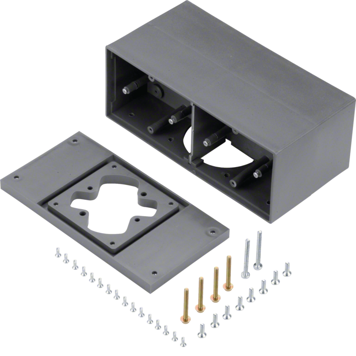 Hager GBZ47011 Pedestal Box 4 Installation Fields SG