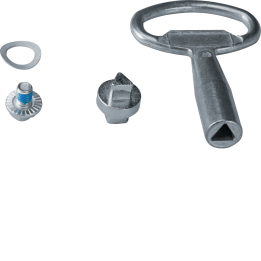 Hager FZ502 Universal Triangular Key Lock 7mm