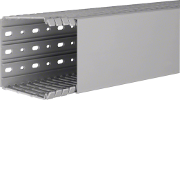 Hager BA7100100 Slotted Panel Trunking 100x100mm, Grey