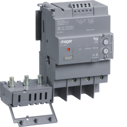 Hager HBA125H RCD Add-on Block 3P 125A Adjustable Sensitivity