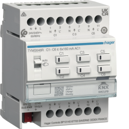 Hager TYM646R KNX 6-Channel Heating Actuator 24/230V