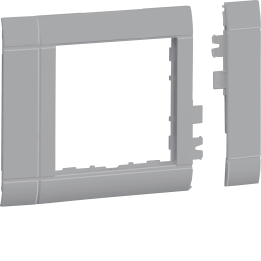 Hager GR0800ALAN Frontplate 55-module, 80mm, Aluminium