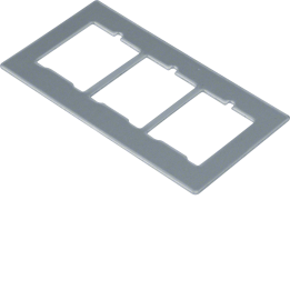 Hager GTVDM063 Support Plate for GTVD2/3 3xRJ45 18x22.8
