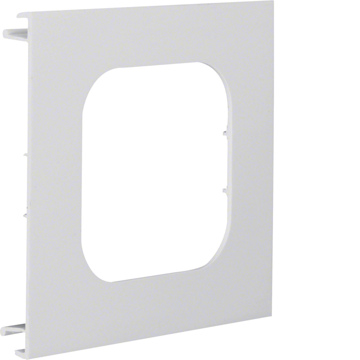Hager L96107035 Grey RAL 7035 Pre-cut Lid for 1-Gang Cable Trunking