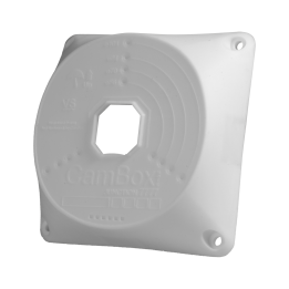 MARCA BLANCA CBOX-NX7-7777 Carcasa para cámara resistente a la intemperie y soporte de pared, IP66, universal