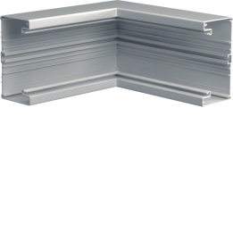 Hager R9706ELN T-piece for BRA 70132 Cable Trunking, Natural Anodized Aluminium