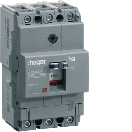 Hager HHA040H MCCB X160 3P 25kA 40A
