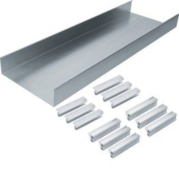 Hager AKU2500702 On-Floor Trunking Base Two-Sided 250x70mm