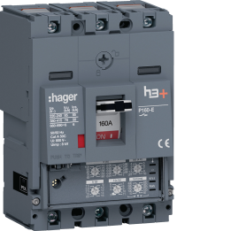 Hager HES160JC MCCB 3P 160A 70kA LSI