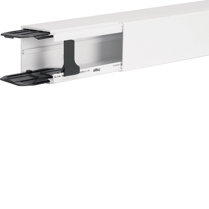 Hager Liféa LFF6006009016 Trunking 60x60 Coupler + 2 Clips White