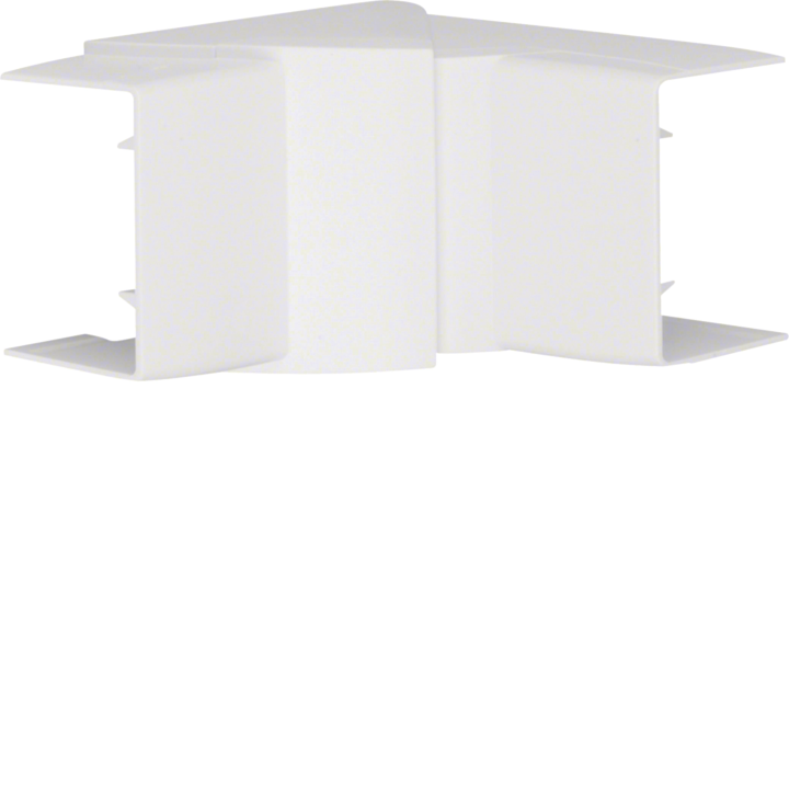 Hager LFF4006049016 Internal Corner for LF/LFH 40x57mm Cable Duct, White (RAL 9016)