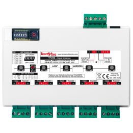 Détecteur de fumée TECNOFIRE TF-TFM50-LP - Alarme incendie photoélectrique alimentée par batterie pour la sécurité de la maison