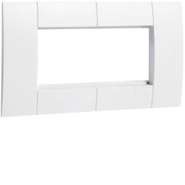 Hager GT4529016 Smart Socket 2-Gang 45x45 Traffic White