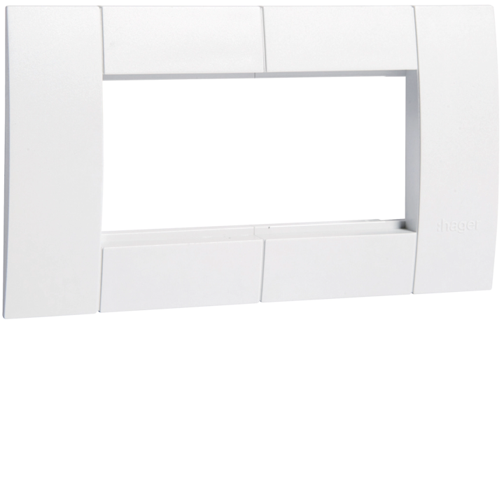 Hager GT4529016 Smart Socket 2-Gang 45x45 Traffic White
