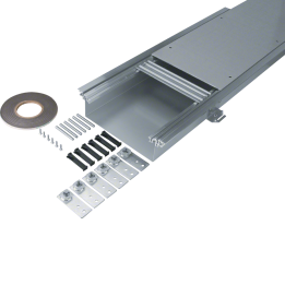 Hager BKWD300070 Floor Duct Trough 300x70-110 mm with Sealing
