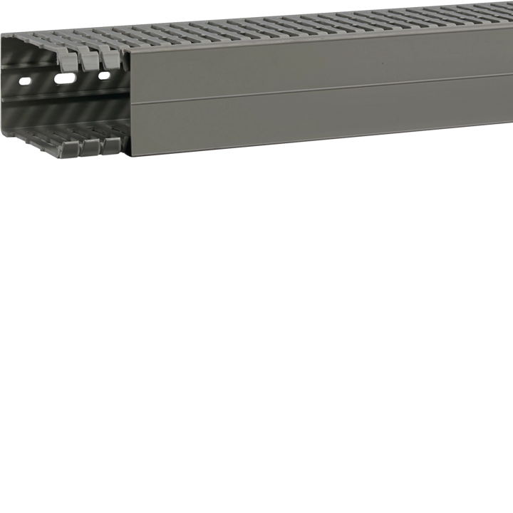 Hager BA7A100060 Slotted Panel Trunking 100x60mm, Grey