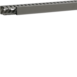 Hager BA7A40025 Slotted Panel Trunking 40x25mm, Grey