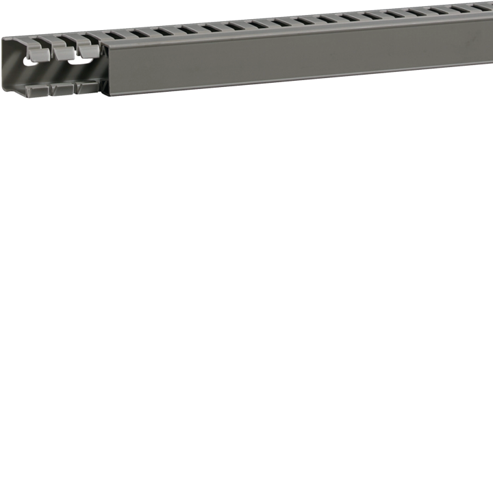 Hager BA7A40025 Slotted Panel Trunking 40x25mm, Grey