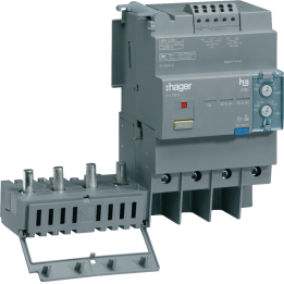 Hager HBA126H RCD Add-on Block 4P 125A Adjustable