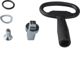 Hager FZ503 Smart Door Lock, Square, 6mm, IP44