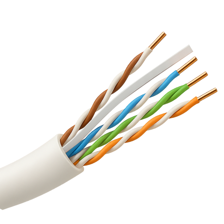 Kabel sieciowy SAFIRE UTP6-1000-BC-H-Dca Cat6 U/UTP LSZH 1000 m szpula
