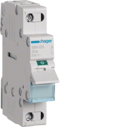 Hager SBN125 1P 25A Switch