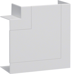 Hager BRP651305H9016 Flat Corner for BRP/BRAP Trunking, Traffic White