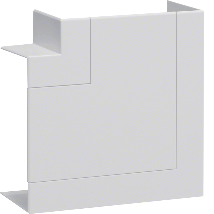 Hager BRP651305H9016 Flat Corner for BRP/BRAP Trunking, Traffic White