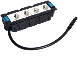 Hager GTV4RW0ROWG325 Socket Outlet 4x Schuko White