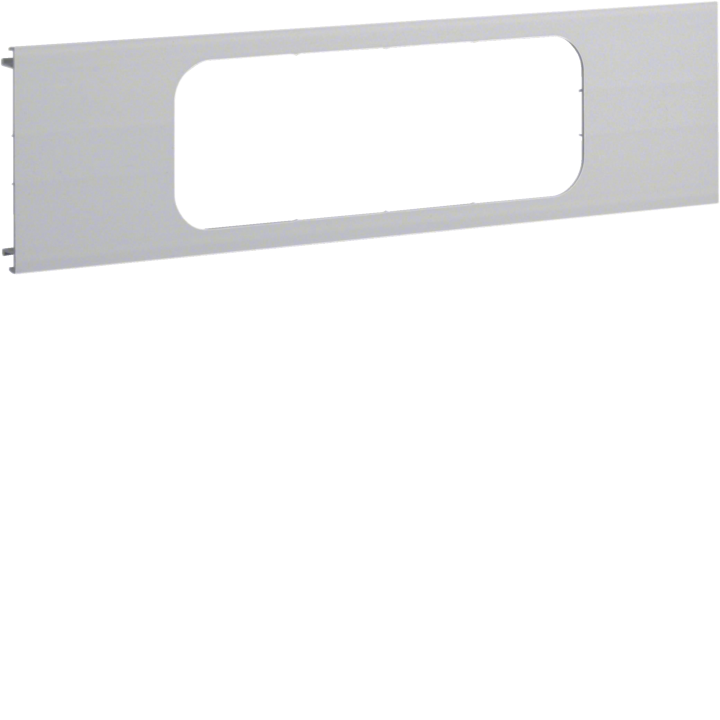 Hager L96037035 3-Gang Plate, Light Grey, RAL 7030