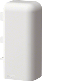 Hager M55539010 End Cap Right for SL 20051 Floor Box, Pure White