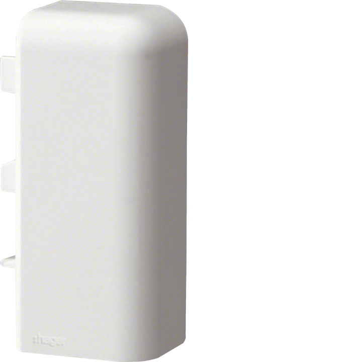 Hager M55539010 End Cap Right for SL 20051 Floor Box, Pure White